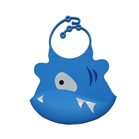 AussieSuperStore Homeware Supplies Reusable Silicone Baby Bibs - Blue Reusable Washable Silicone Baby Todder & Bibs | Kids & Baby Products CBBIBBLU
